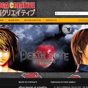 web design: Manga Creative
